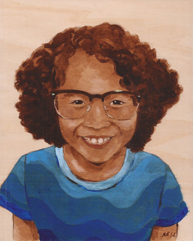 Childrens Portraits-Hand painted image 5