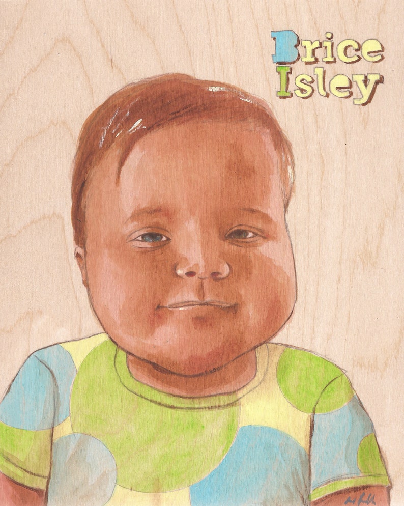 Childrens Portraits-Hand painted image 8