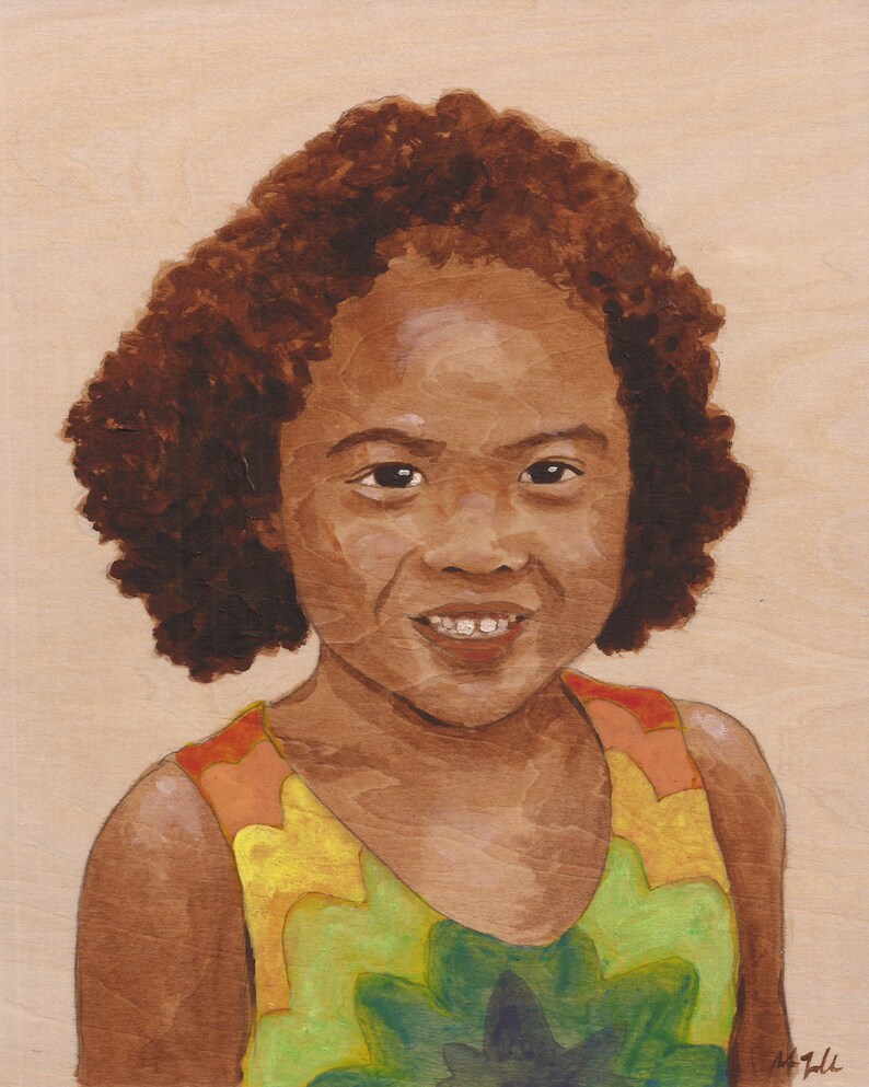 Childrens Portraits-Hand painted image 6