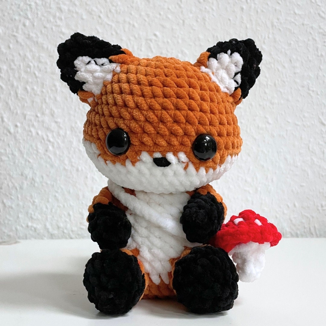 Baby Fox Crochet Pattern | Cottagecore Fox | Cute Fox With