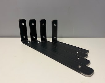 Mild Steel Bracket L-Shaped Mounting Bracket Multiple Sizes UK MADE FREE P&P