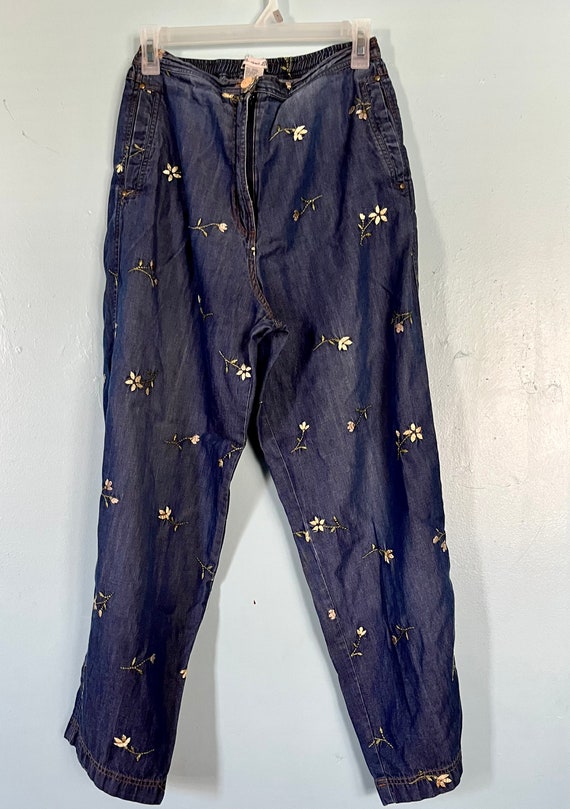 Vintage Denim Blue Jean Pants Set - image 3