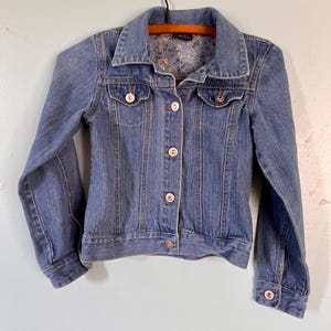 Denim Blue Jean Jacket Youth Kids Jacket
