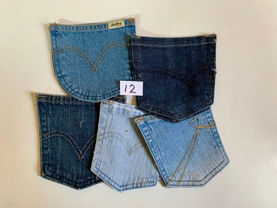 blue jean pockets