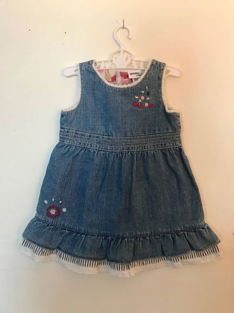 baby denim jumper dress