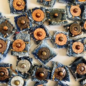 50 CT LEVI Rivets Salvaged Denim Blue Jean Rivets - Etsy