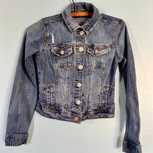 Denim Blue Jean Jacket Youth Teen Jacket
