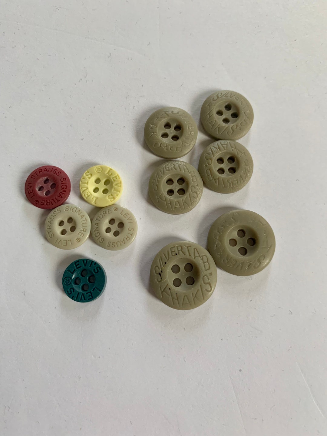 Levi Buttons Salvaged Levi Clothing Buttons Etsy