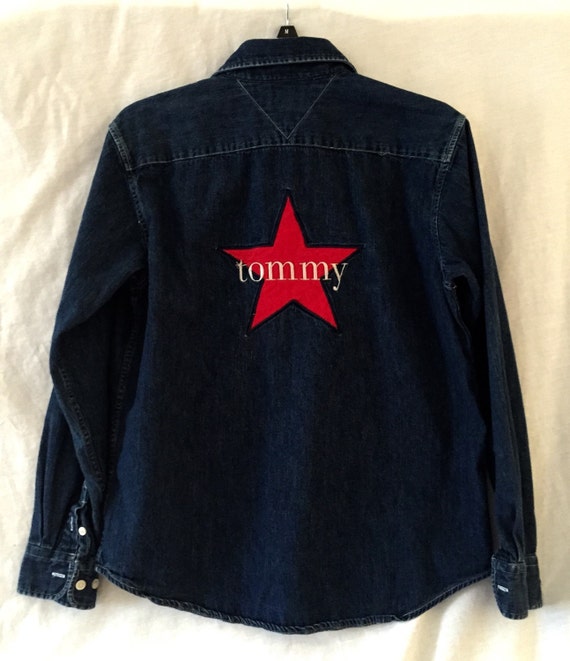 Vintage Tommy Hilfiger Denim Shirt - Etsy