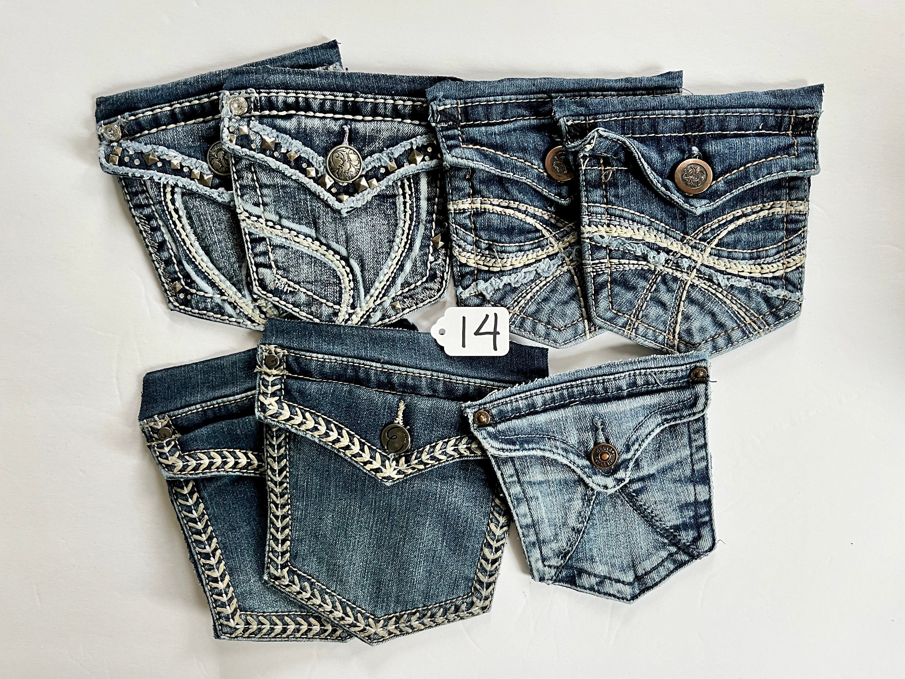 Denim Back Pockets 