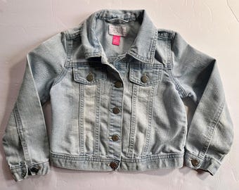 Toddler Classic Trucker Style Denim Blue Jean Jacket