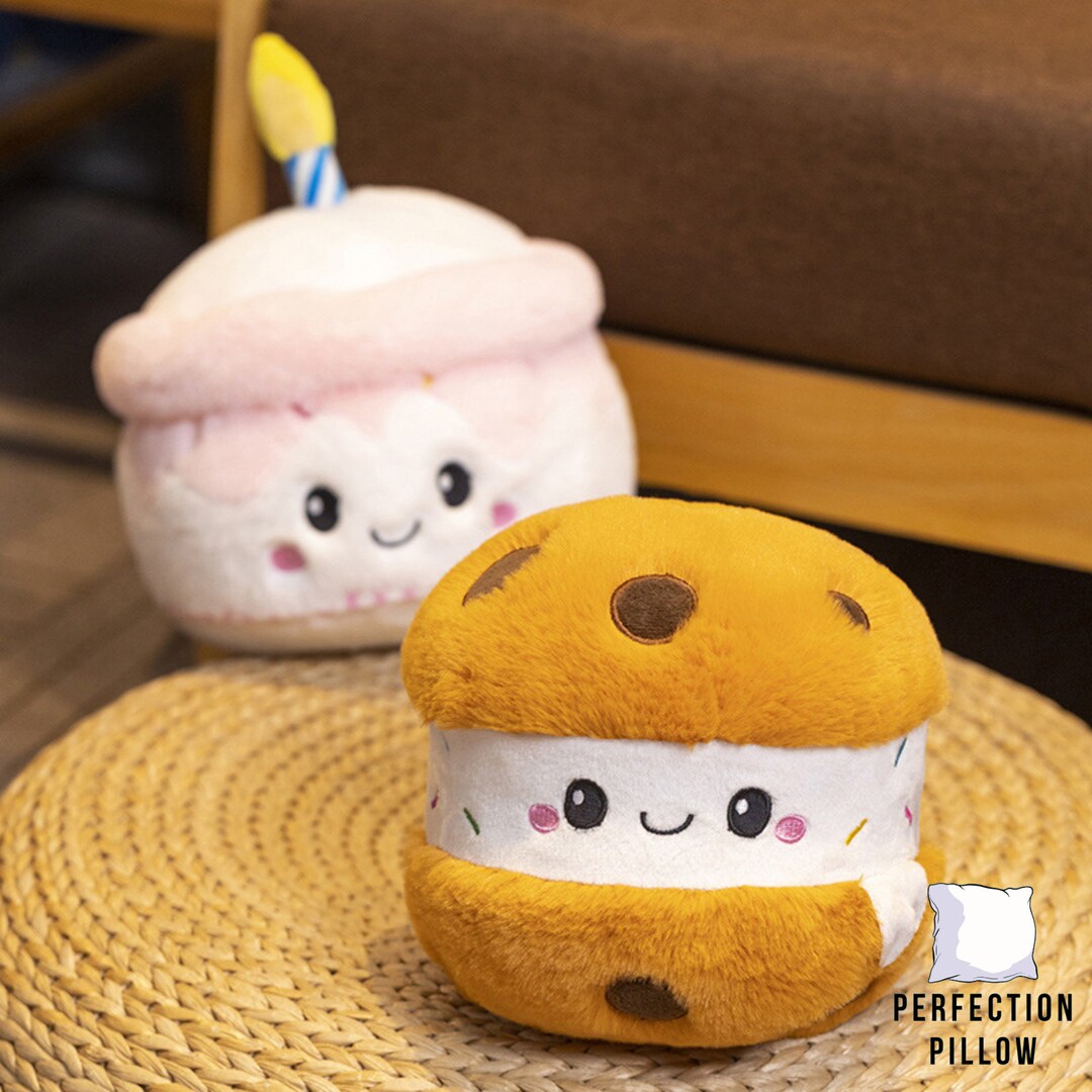Cute Cake Doll Cake Plushie Toy Fruit Muffin Toy Snack Plush Doll Fruit ...