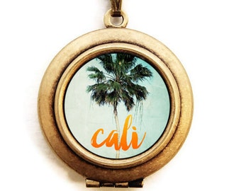 Cali - Southern California Pride Summertime Photo Locket Necklace