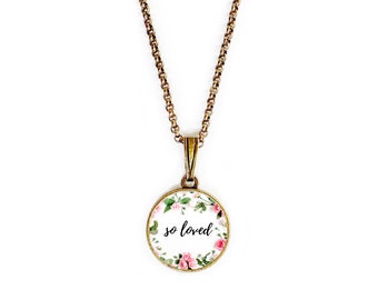 tak uwielbiany naszyjnik z zawieszką Charm - naszyjnik z zawieszką Charm w stylu Word Wear Art