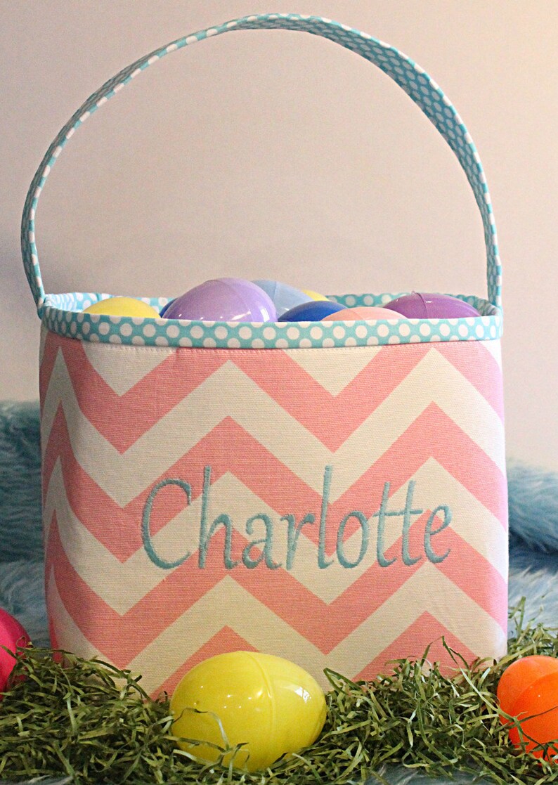 Custom EASTER Basketspersonalized MANY Fabrics to Choose Etsy