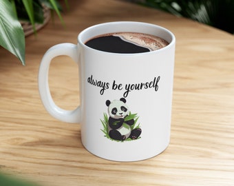 Panda keramische mok, (11oz, 15oz)