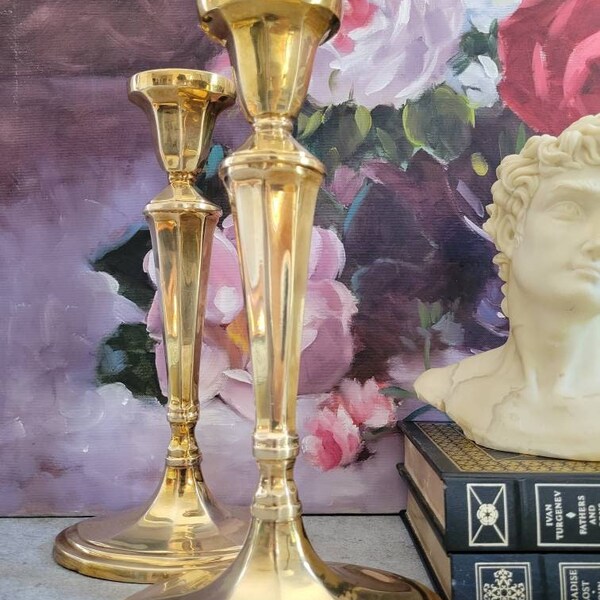 Gold Candlesticks Etsy