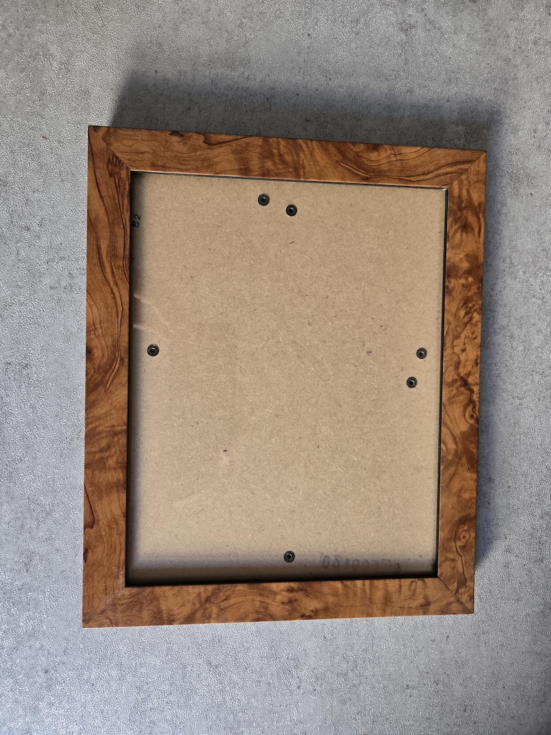 Vintage Burl Frame - Wood Photo Frame, Rectangular Picture Frame - Etsy