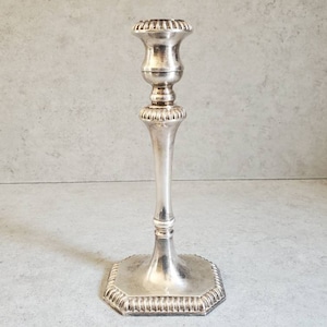 Pair of Early 19th Century Old Sheffield Plate Candlesticks by