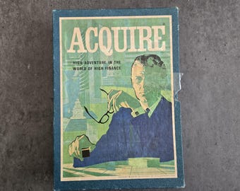 Aquire Board Game  - 1968 Vintage Finance Game