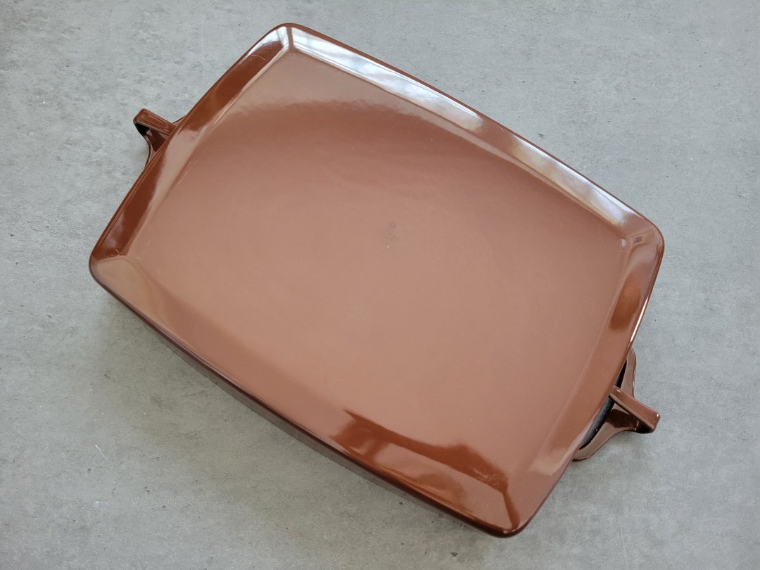Dansk Enamel Brown Pan large Vintage Kobenstyle Rectangular Roasting