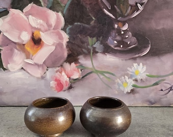 Artur Andersson for Wallåkra Pair of Candle Holders, Glazed Ceramic Tea Lights