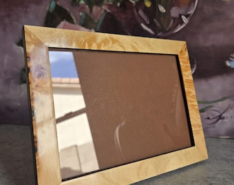 Vintage Burl Frame - 5 x 7 Natalini Wood Photo Frame, Rectangle Picture Frame, Made in Italy