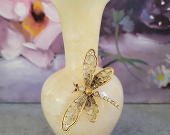 Jay Strongwater Blue Dragonfly Mini Enamel and Swarovski Crystal