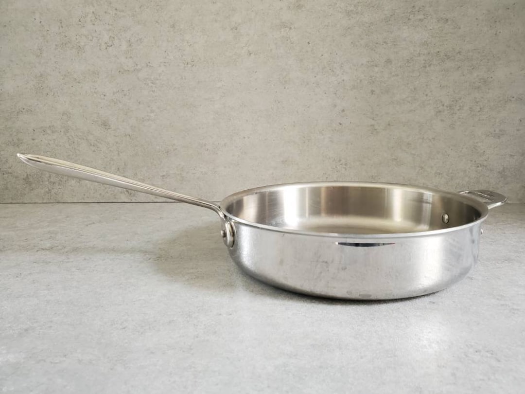 Allclad Saute Pan Large Stainless Steel Saute Pan With Handle Etsy