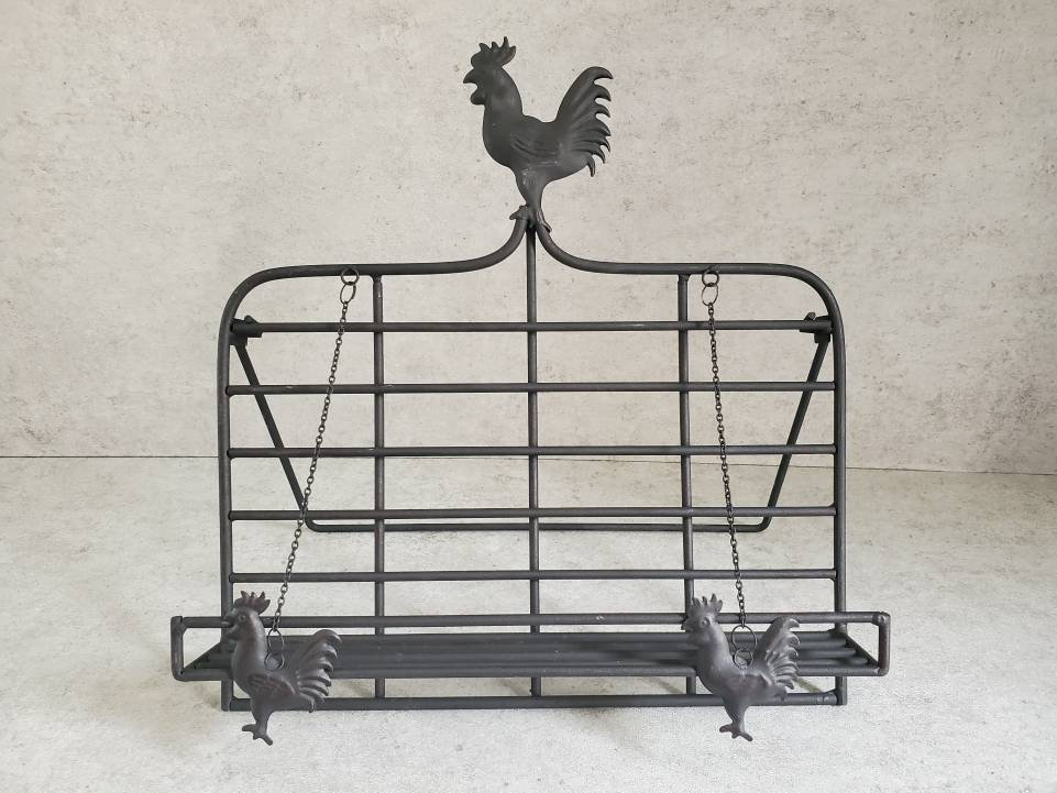 Puesto de libros de cocina rústico soporte de recetas de | Etsy