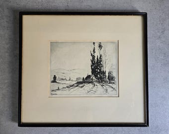 Frederick Polley "Shadow Hill Farm" Framed Art Print - Signed Limited Edition