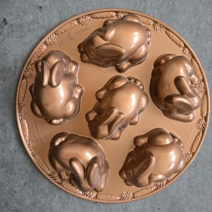 Nordic Ware Bunny Cakelet - Spring Easter Holiday Baking Pan, Ornate Kids Cake, Muffin Pan