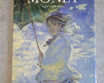 Monet by Sophie Fourny-Dargere -  Impressionist Artist, Vintage Hardcover Art Book