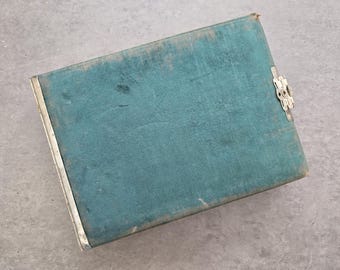 Antique Photo Album - Victorian Style Green Velvet Cover Photo Album