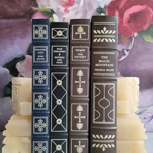 Vintage Onyx Bookends Set of 2 - Beige Carved Stone Pair of Bookends with Green Aztec Design, Sculptural Shelf Decor