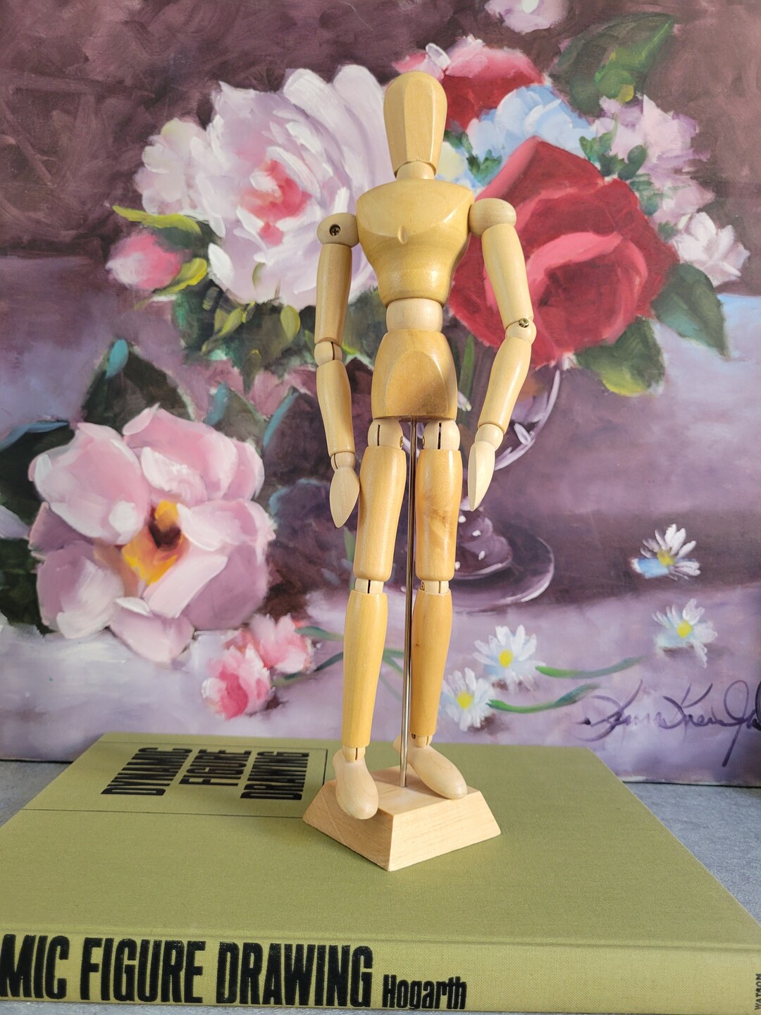 Vintage Figure Drawing Model Artist Wooden Articulating Etsy