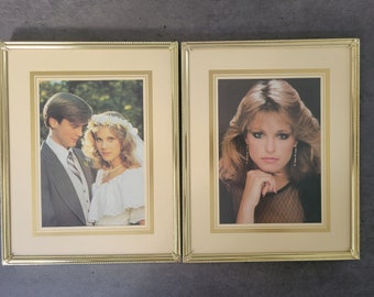 Pair of Vintage Photo Frames - Large Picture Frames, Gold Metal Frame, Old Stock Never Used