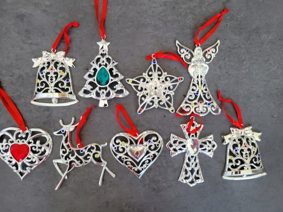 LENOX Annual 2016 Snow Majesty Jeweled Silver Plated Snowflake Ornament New 882864651907