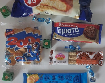 Griechisches Snackpaket, Snacks, Geschenkbox, Snackbox (5 Produkte)
