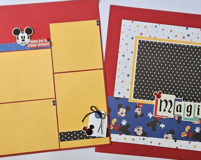 Magic........ 12x12 Scrapbook Layout, DIY Kit, Scrapbook Page Kit, - Etsy