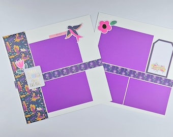 Rapunzel.....12x12 Scrapbook Layout, DIY Kit, Scrapbook Page Kit,