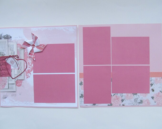 Love This DIY Kit,12x12 Scrapbook Layout, Scrapbook Page Kit - Etsy