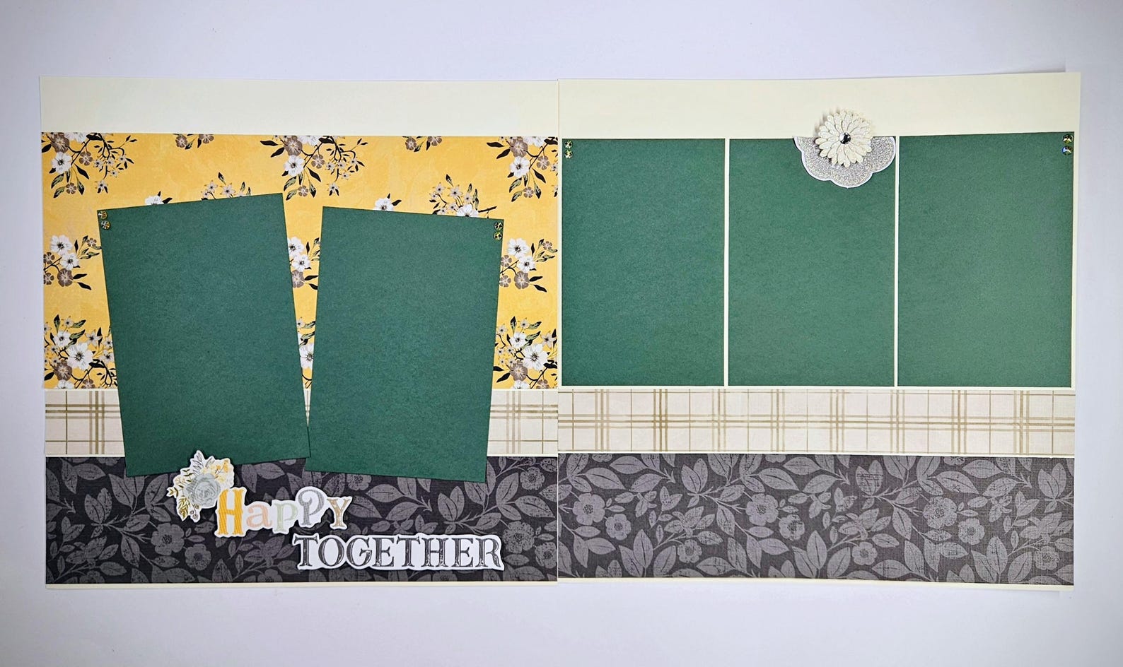Together...... 12x12 Scrapbook Layout, Scrapbook Page Kit - Etsy