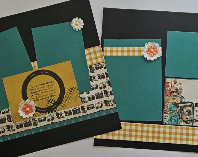 Life is Like.... 12x12 Scrapbook Layout, Scrapbook Page Kit - Etsy