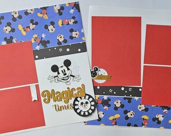 Magical Times.....12x12 Scrapbook Layout, DIY Kit, Scrapbook Page Kit,