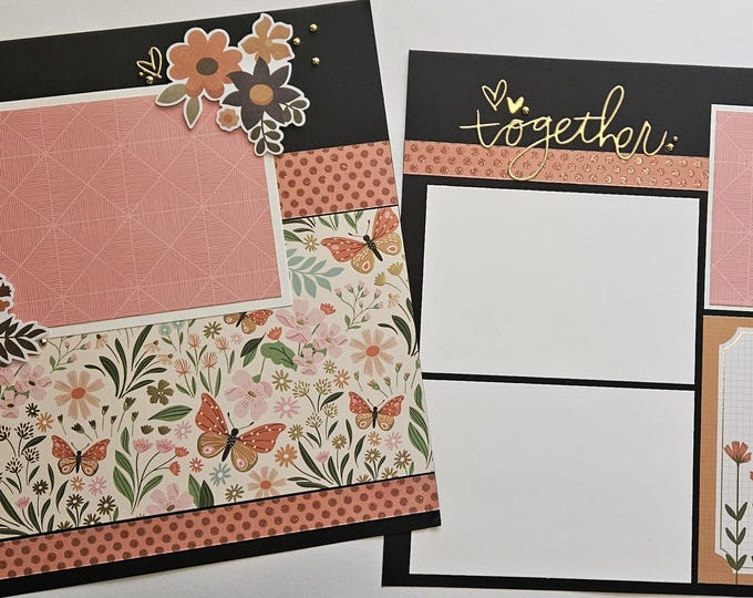 Together 12x12 Scrapbook Layout, Scrapbook Page Kit - Etsy