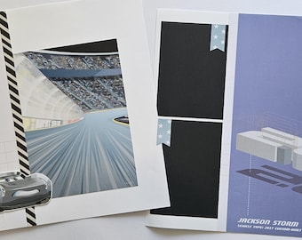 Cars/Storm 12x12 Scrapbook Layout DIY Kit