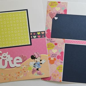 So Cute Minnie...12x12 Scrapbook Layout/Pages