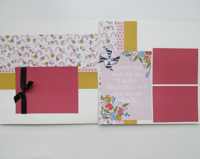 Together 12x12 Scrapbook Layout, Scrapbook Page Kit - Etsy