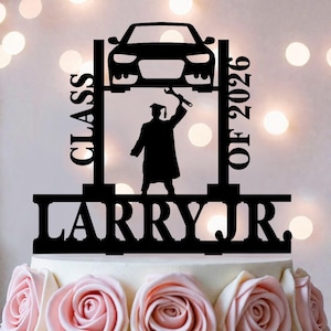 Mechanic Graduation Cake Topper – Class Of 2026 Machinist